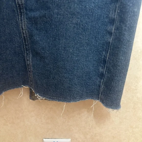 Levi’s Strauss Signature Women’s Denim Maxi Skirt blue Size 2 W26 New - Picture 9 of 16